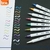 Marcador Doble Punta Brush Pen Microfibra Colores Metalizados BRW Blíster X8