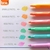 Fibras Pastel C/ Glitter BRW Blister X6 - Sigma Grafica