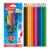 Lápices De Color Maped Largos X12 