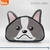 Cartuchera Eco Cuero - Diseño Estampado Bulldog Orejas BRW - Sigma Grafica