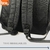 Mochila Negra Impermeable 19 Pulgadas C/ Llavero Pompón BRW