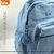 Mochila Azul Jean 19 Pulgadas C/ Llavero Pompón BRW en internet