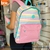 Mochila De Espalda 18 Pulgadas - Diseño Candy Multicolor BRW