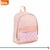 Mochila De Espalda 18 Pulgadas - Diseño Rosa C/ Corazones BRW