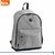 Mochila De Espalda 18 Pulgadas - Diseño Gris BRW