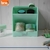 Organizador De Escritorio 3 Compartimentos Verde Aqua BRW