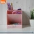 Organizador De Escritorio 3 Compartimentos Rosa BRW