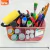 Organizador De Escritorio Maxi 5 Compartimentos Rosa BRW - comprar online