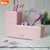 Organizador De Escritorio Tetris 3 Compartimentos Rosa BRW en internet