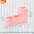 Organizador De Escritorio Tetris 3 Compartimentos Rosa BRW - tienda online