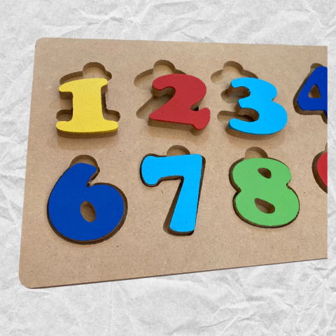 Tablero Números Encastrables