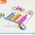 Washi Tape Glitter 15Mm X 5M Blister X10 BRW