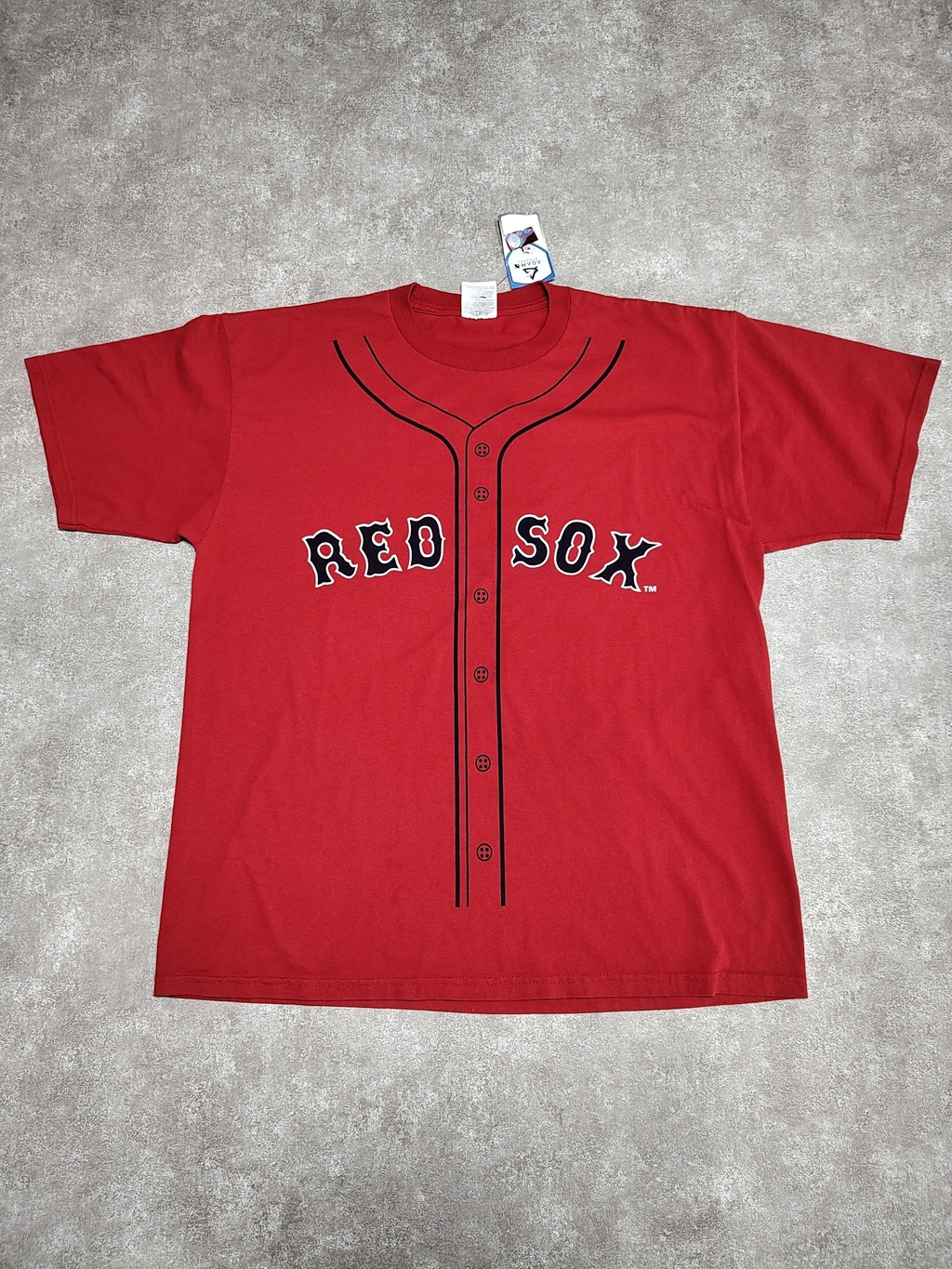 Remera Mlb Red Sox Talle Xl Sku R442 * thumbnail 3