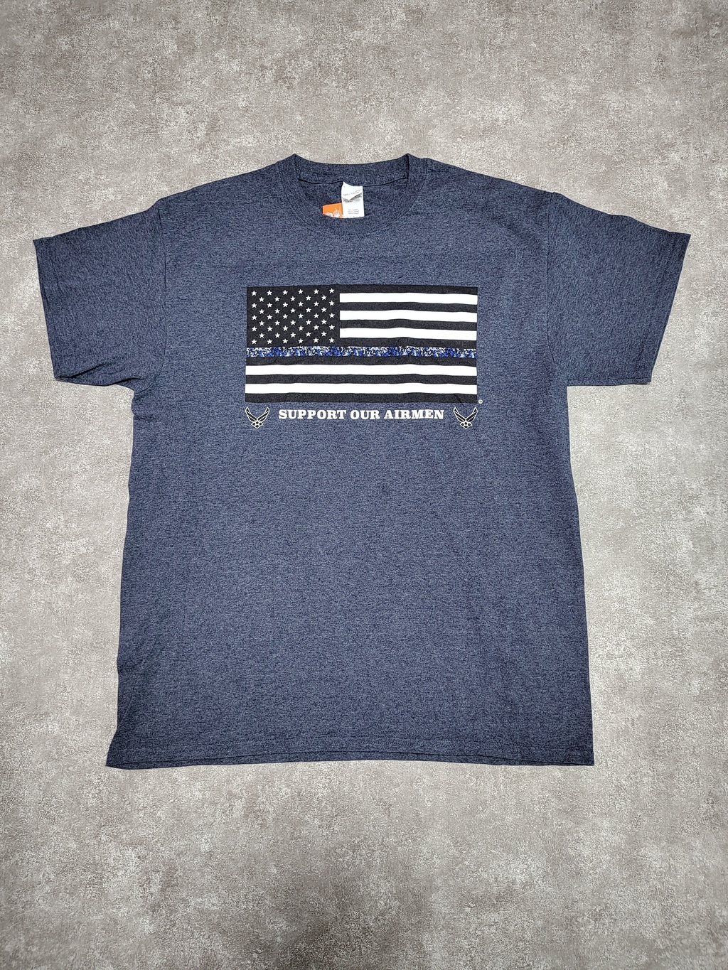 Remera Tubular Gildan Bandera Usa Talle L Sku R413 * thumbnail 3