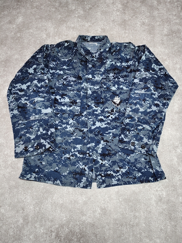 Chaqueta Militar Us Navy Camuflada Talle M Sku F01 * thumbnail 2