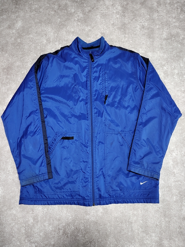 Campera Nike Rompevientos Azul Talle L Sku J371 * thumbnail 2