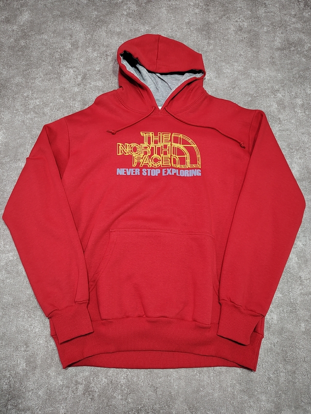 Buzo Hoodie The North Face Cubik Rojo Talle Xl Sku H501 * thumbnail 2