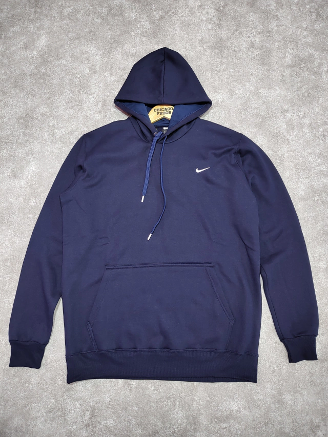 Buzo Hoodie Nike Classic Azul Marino Sku H504 * thumbnail 2