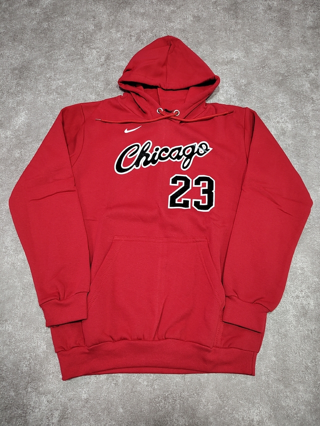 Buzo Hoddie Chicago Bulls #23 Nba Rojo Sku H805 * thumbnail 2