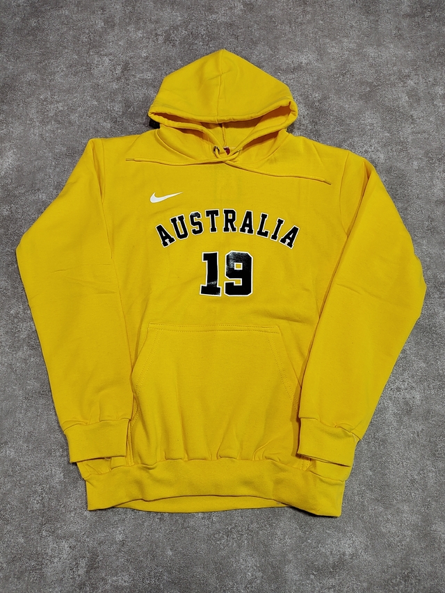 Buzo Hoddie Australia Basketball Nba Amarillo Sku H604 * thumbnail 2