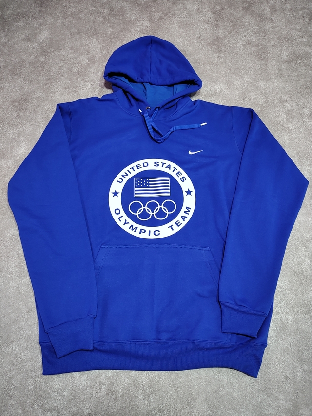 Buzo Hoodie Nike Team Usa Olympic Azul Sku H472B thumbnail 2