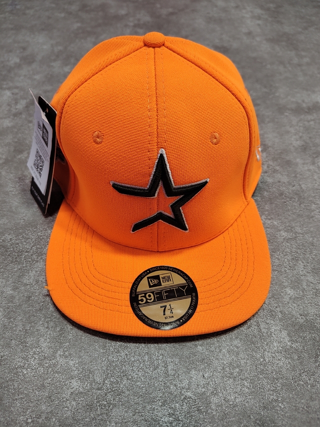 Gorra Mlb New Era Cerrada Houston Astros World Series Naranja Sku V207 * thumbnail 2