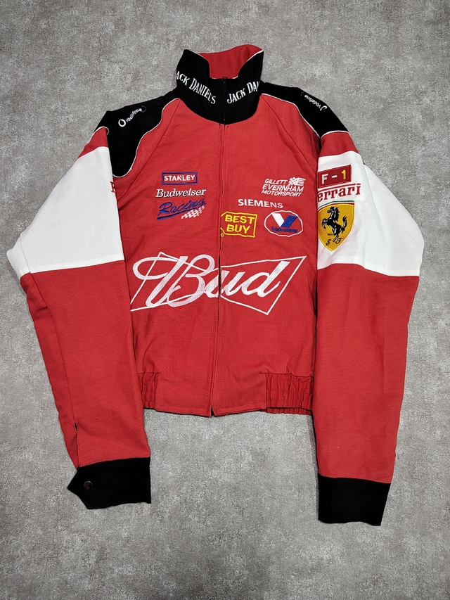 Campera Bomber Jacket Ferrari Sku J803 * thumbnail 2