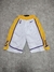 Short NBA Basketball Los Ángeles Lakers blanco/amarillo SKU X02 *