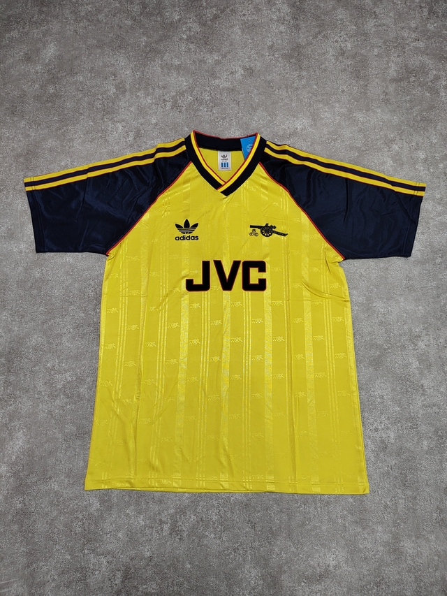 Camiseta Fútbol Retro Arsenal F.C. Suplente 1988 Sku G32 * thumbnail 2