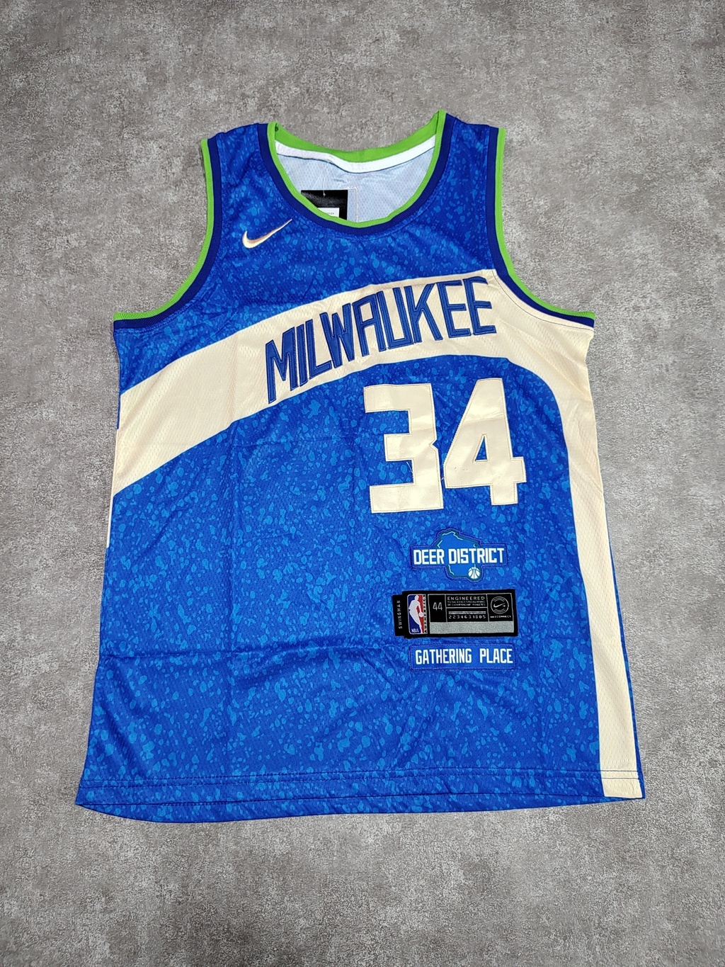 Camiseta Nba Milwaukee Bucks #34 Sku W321 * thumbnail 3