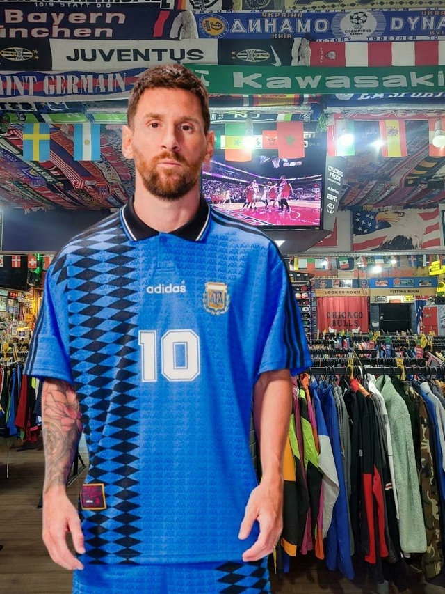 Camiseta Fútbol Retro Argentina 1994 Maradona Adidas Sku G39B thumbnail 2
