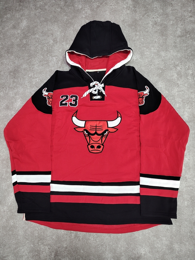 Buzo Hoodie Vintage Nba Chicago Bulls Sku H194 * thumbnail 2