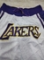 Short NBA Just Don Boston Los Angeles Lakers blanco SKU X91 * en internet
