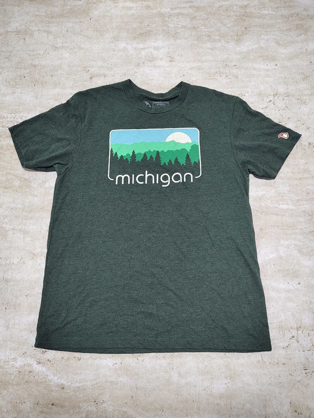 Remera Americana Michigan Talle L Sku R346 * thumbnail 3