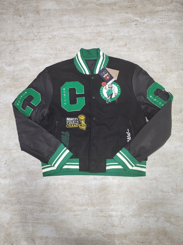 Campera Bomber Boston Celtics Sku J902 * thumbnail 2