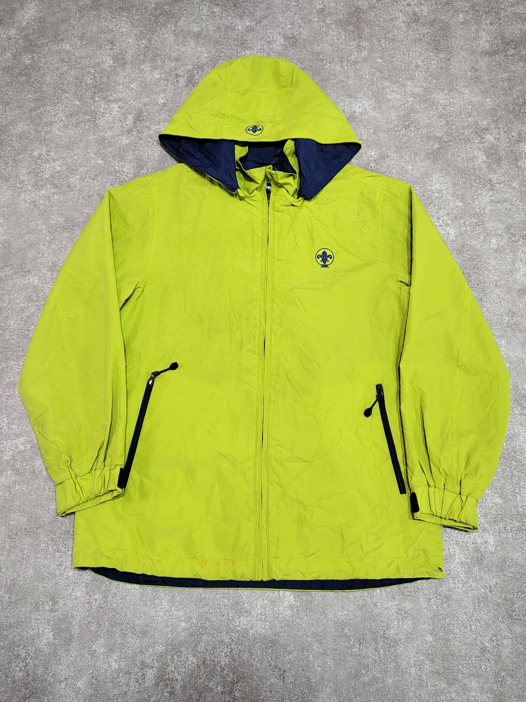 Campera Rompeviento Scouts Verde Sku J311 * thumbnail 3