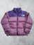 Campera The North Face Estampada Nuptse 700 terracota SKU J203 *