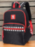 Mochila NBA Negra y roja logo SKU22078 *