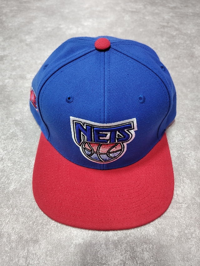 Gorra Visera Ajustable Nba Brooklyn Nets Mitchell And Ness Sku V26 * thumbnail 2