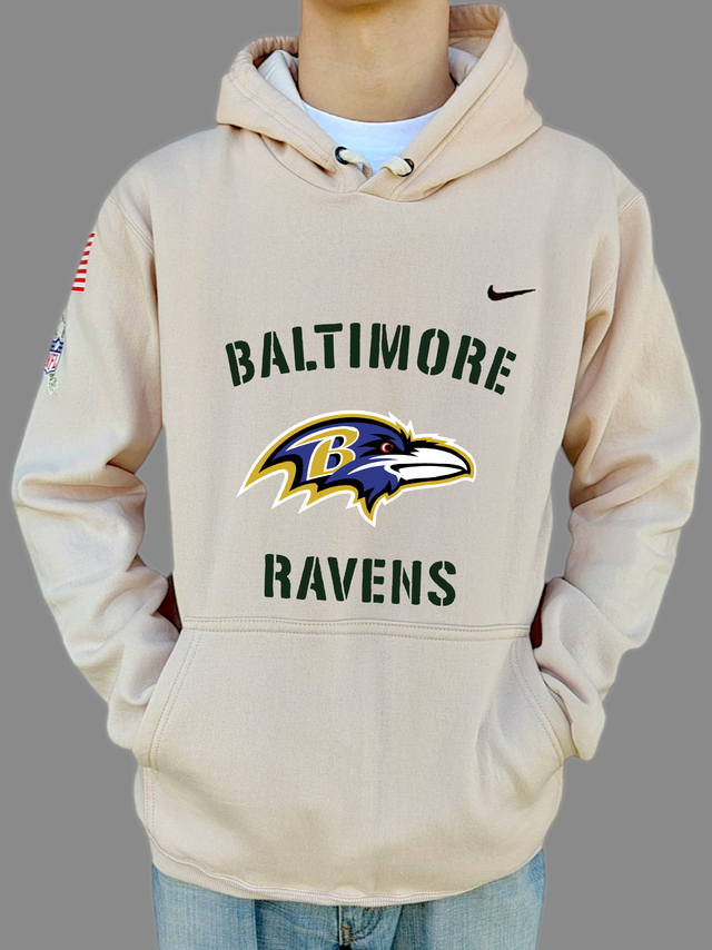 Buzo Hoodie Nike Nfl Salute To Service Baltimore Ravens Skusts03 thumbnail 2