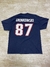 Remera NFL New England Patriots #87 Gronkowski Talle XXL SKU R24 * - CHICAGO FROGS