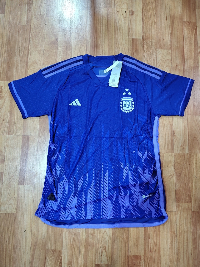 Camiseta Argentina Suplente Adidas 3 Estrellas Version Juego Sku G101 * thumbnail 2