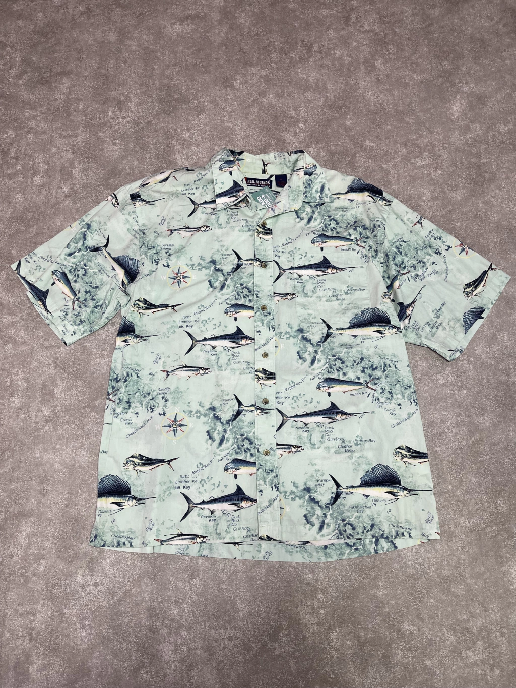 Camisa Hawaiana Talle Xl Sku F123 * thumbnail 3