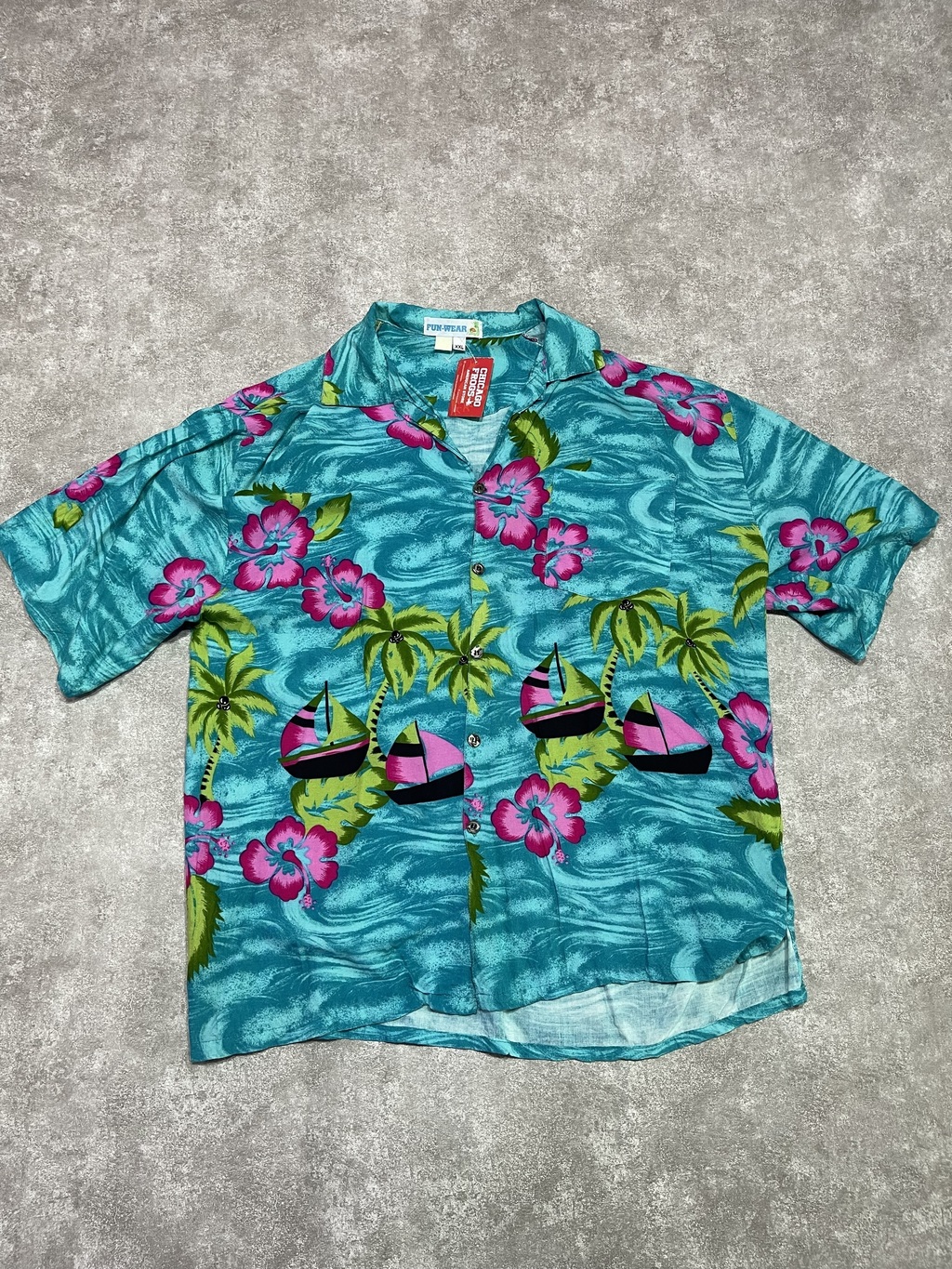 Camisa Hawaiana Talle Xxl Sku F144 * thumbnail 3