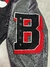 Campera Chicago Bulls Bomber Negro Letra B SKU J904 *