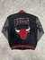 Campera Chicago Bulls Bomber Negro Toro SKU J903 * - comprar online