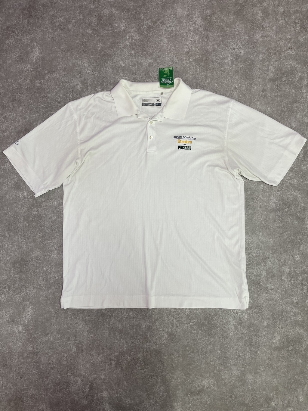 Chomba Super Bowl Xlv Blanca Talle Xxl Sku C422 * thumbnail 3