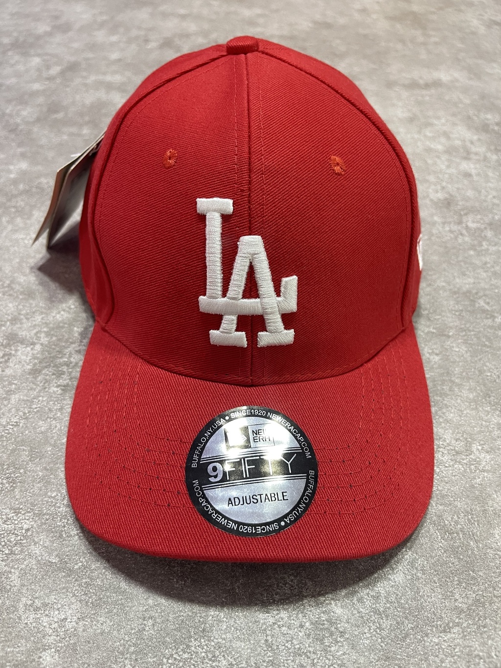 Gorra Mlb New Era Ajustable La Dodgers Rojo Sku V90 * thumbnail 3