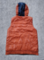 Chaleco reversible con capucha naranja y azul talle L SKU J66 * - comprar online