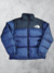Campera The North Face Estampada Nuptse Blue Navy SKU J08 *
